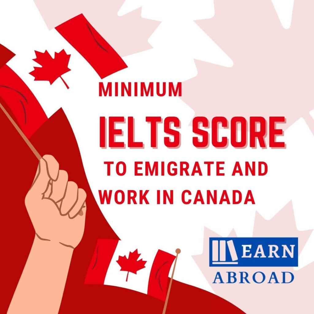 Minimum IELTS Score to emigrate and work in Canada