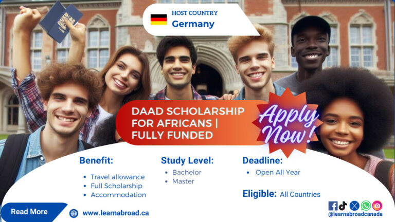 DAAD Scholarship for African Students Wide